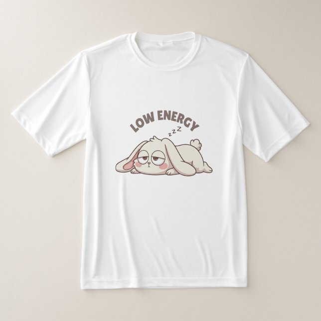 T-shirt Lapin paresseux mignon (Poser)