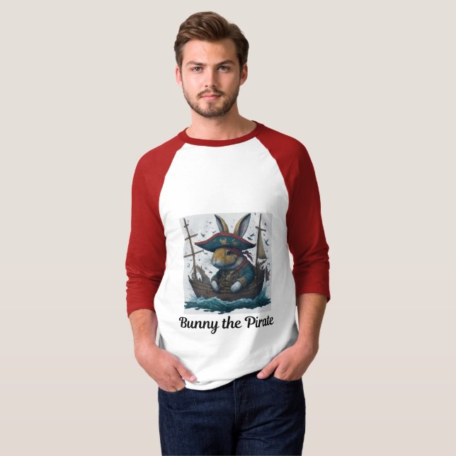 T-shirt Lapin Pirate (Devant entier)