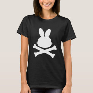 T-shirt Lapin Rabbit Crossbones Pas de crâne Pas effrayant