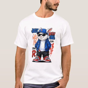 T-shirt Lapin Rebelle de la Rue – Vêtements de Rue Graphiq