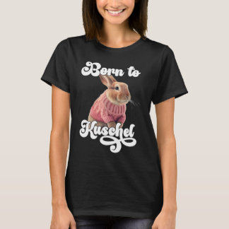 T-shirt Lapin Rétro Mignon Né pour être Câliné Lapin de Sk