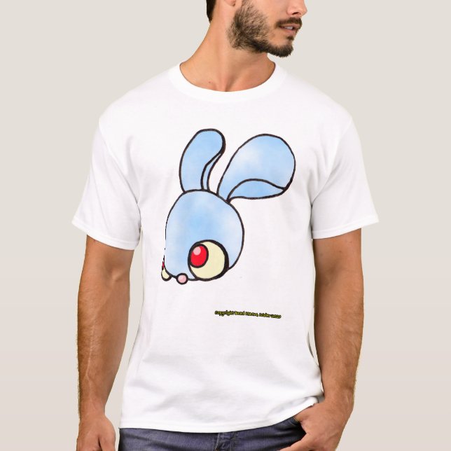 T-shirt Lapin Rêveur sur un blanc (Devant)
