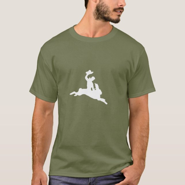T-shirt Lapin s'opposant de Bronco (Devant)