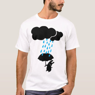 T-shirt Lapin sous la pluie