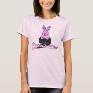 T-shirt Lapin T de galet d'hockey de #BOOMNASTY