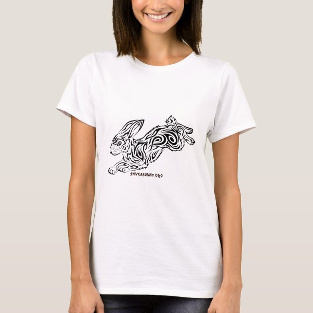 T-shirt Lapin tribal (Devant)