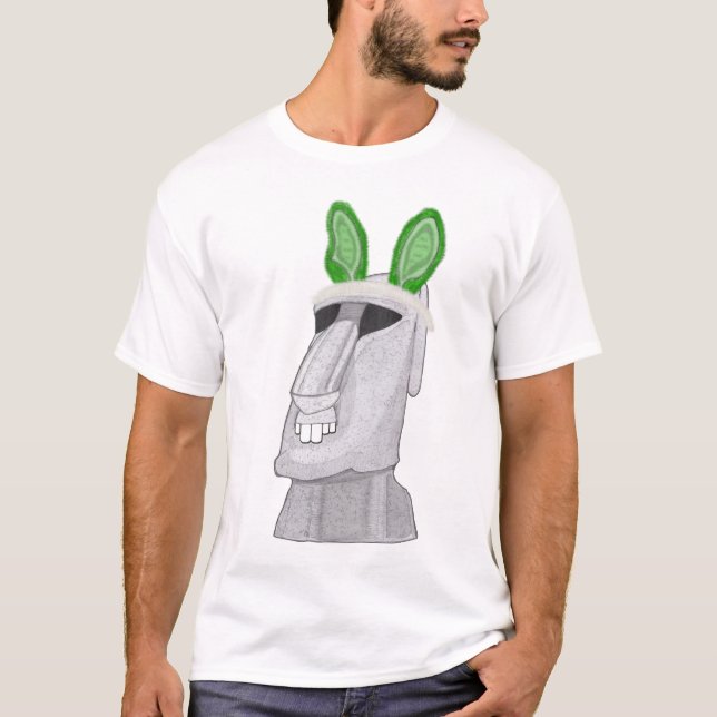 T-shirt Lapin vert de Pâques (île) (Devant)