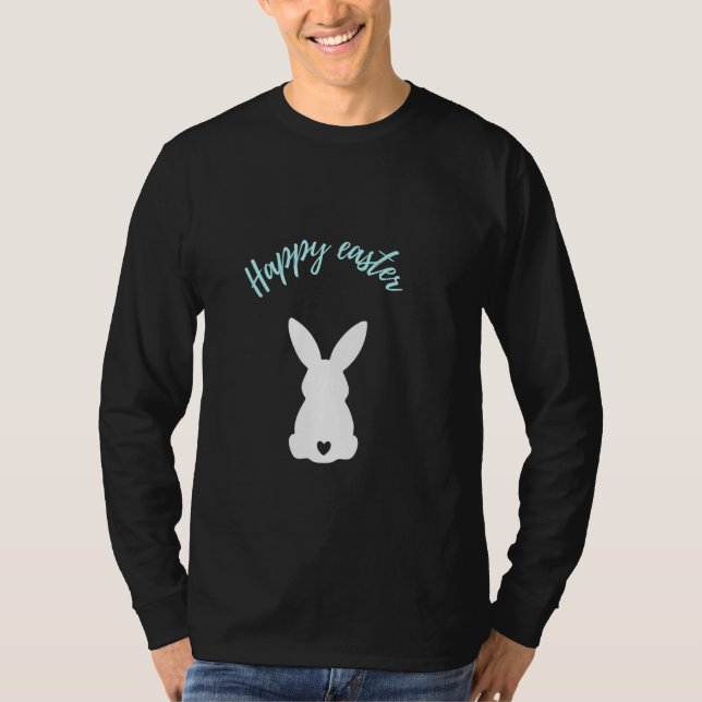 T-shirt Lapins de Pâques heureux (Devant)