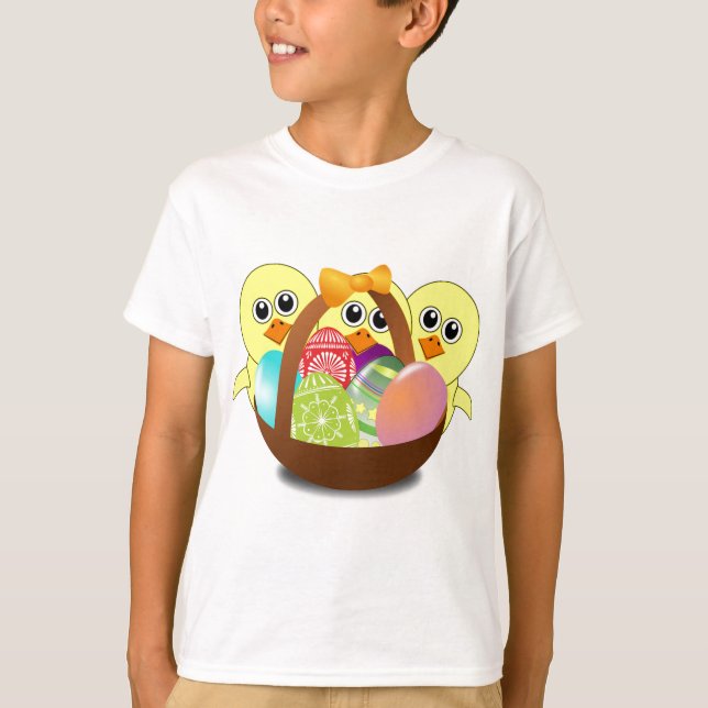 T-shirt Lapins de Pâques mignons (Devant)