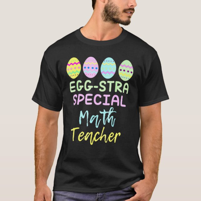 T-shirt Lapins de professeur de mathématiques Eggstra spéc (Devant)