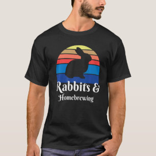 T-shirt Lapins Et Brassage À La Maison