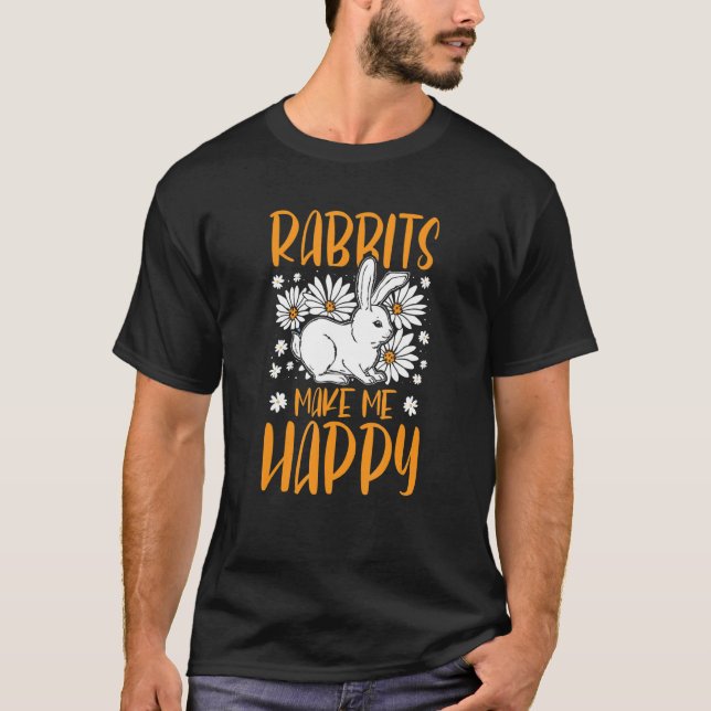 T-shirt Lapins lapins Me Rendre Joyeux Lapin (Devant)