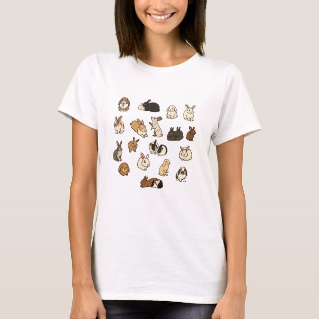 T-shirt Lapins partout (Devant)