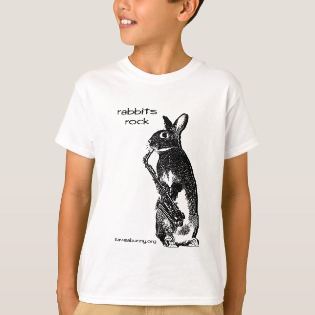 T-shirt Lapins Rock ! (Devant)