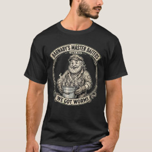 T-shirt L'appât maître de Barnaby Poissonnerie vintage pêc