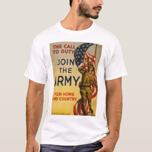 T-shirt L'appel au devoir - joignez l'armée