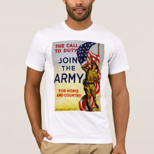 T-shirt L'appel au devoir ~ Rejoignez l'armée