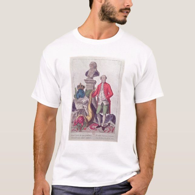 T-shirt L'appel de Jacques Necker le 16 juillet 1789 (Devant)
