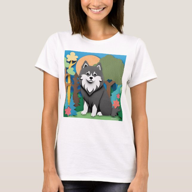 T-shirt Lapphund finlandais (Devant)