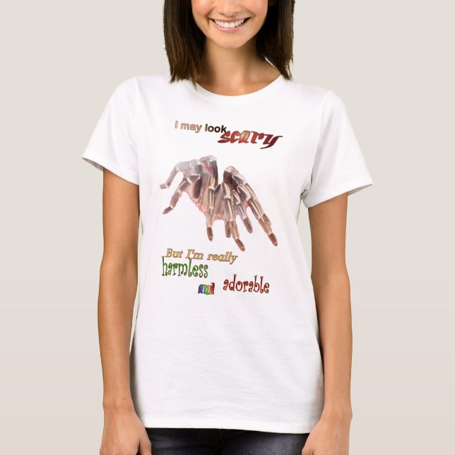 T-shirt L'application pour femmes Tarantula sans danger. T (Devant)