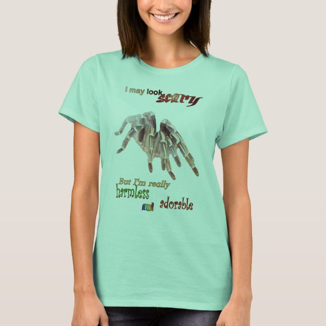 T-shirt L'application pour femmes Tarantula sans danger. T (Devant)