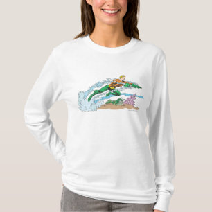 T-shirt L'Aquaman saute sur Coral