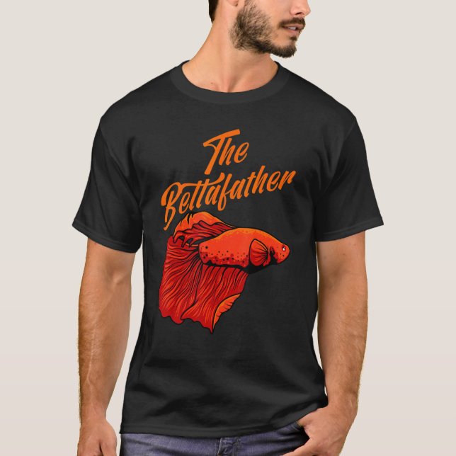T-shirt L'aquariophile de Bettafather Betta Aquarium (Devant)