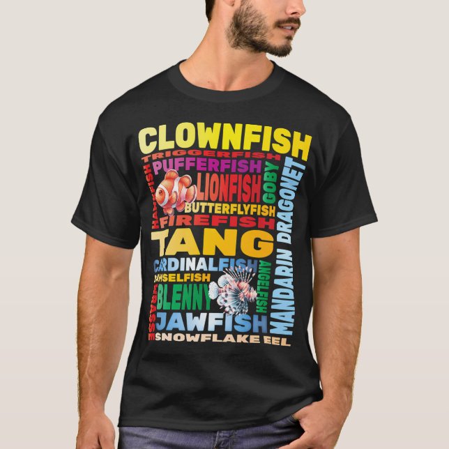 T-shirt L'aquarium cool et esthétique (Devant)