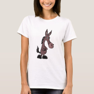 T-shirt L'AR bande dessinée têtue de mule ou d'âne