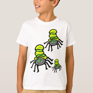 T-shirt L'araignée effrayante badine la chemise de