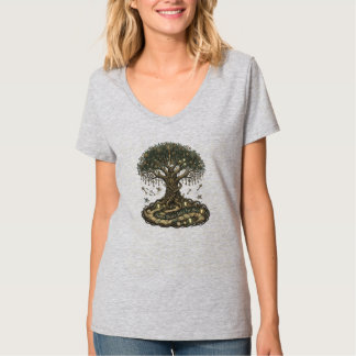 T-shirt L'Arbre Clé de l'Abondance - Fantaisie Symbolique"
