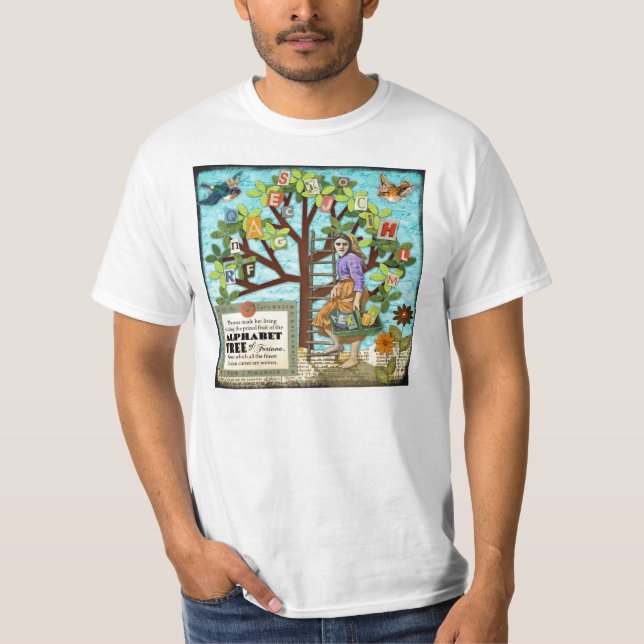 T-shirt L'arbre d'alphabet de Fortuna (Devant)