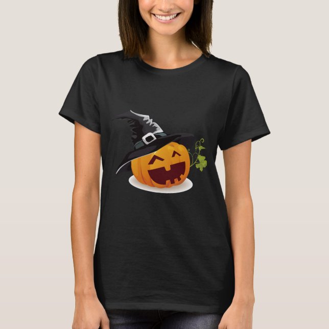 T-shirt L'arbre de la fête d'Halloween (Devant)