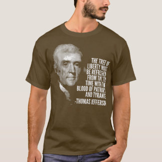 T-shirt L'Arbre De La Liberté Thomas Jefferson Cite L'Hist