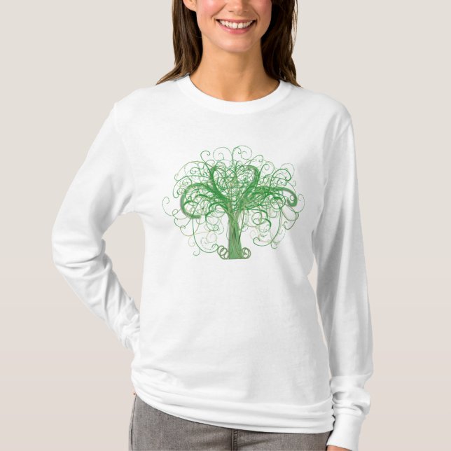 T-shirt L'arbre de Lydia de la vie (avant et dos) (Devant)