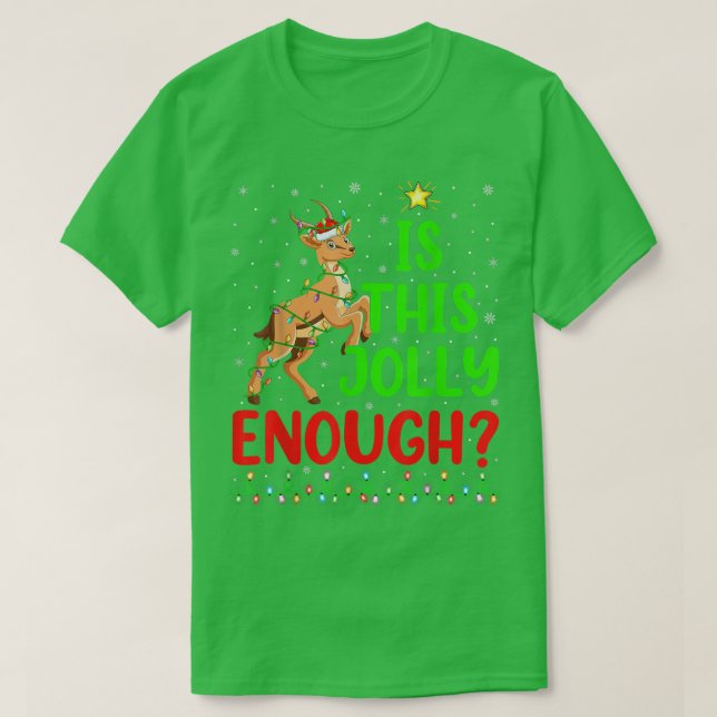 T-shirt L'Arbre De Noël Drôle Est Ce Jolly Assez Antelope  (Design devant)