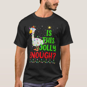 T-shirt L'Arbre De Noël Drôle Est Ce Jolly Assez Oiseau D'