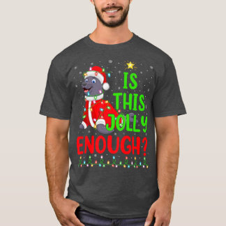T-shirt L'Arbre De Noël Éclairage Est Ce Joli Sceau Assez 
