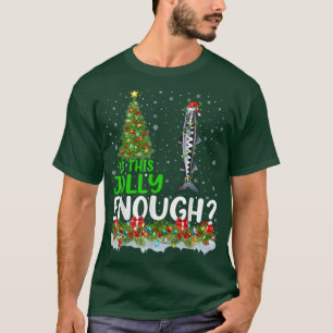 T-shirt L'Arbre De Noël Est Ce Barracuda Assez Jolly Poiss