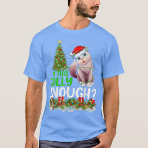 T-shirt L'Arbre De Noël Est Ce Chat Balinais De Père Noël