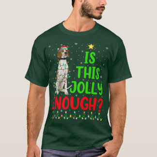 T-shirt L'Arbre De Noël Est Ce Jolly Assez Anglais Pointer