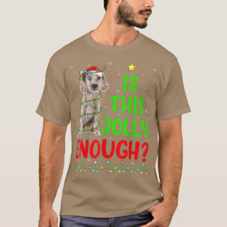 T-shirt L'Arbre De Noël Est Ce Jolly Assez Anglais Setter