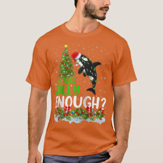 T-shirt L'Arbre De Noël Est Ce Jolly Assez Orca Poisson No