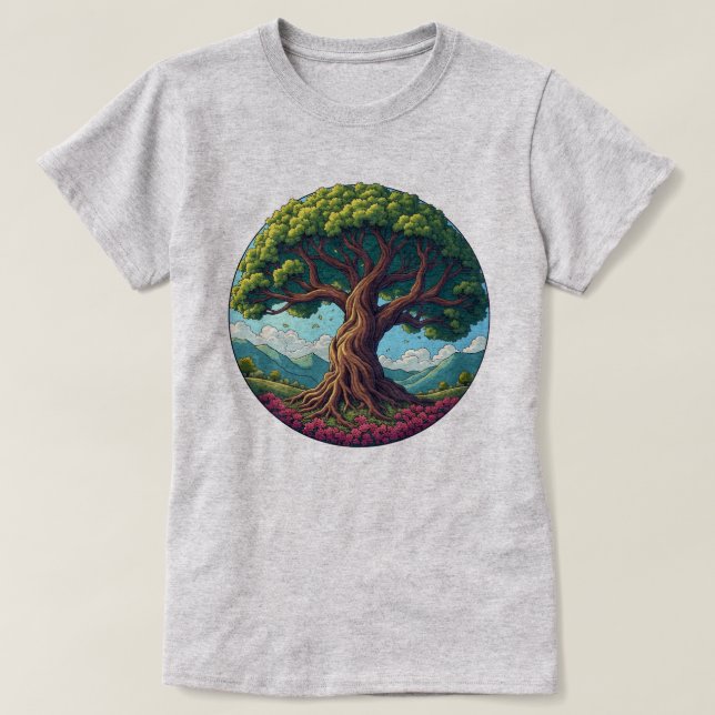 T-shirt L'arbre de vie (Design devant)