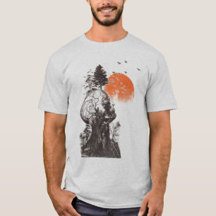 T-shirt L'arbre d'humain d'Alan de gueule de bois