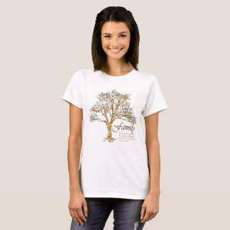 T-shirt L'arbre généalogique : différentes branches les