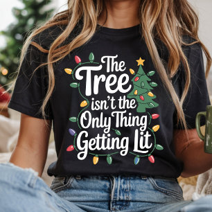 T-shirt L'arbre n'est pas la seule chose qui s'illumine ce