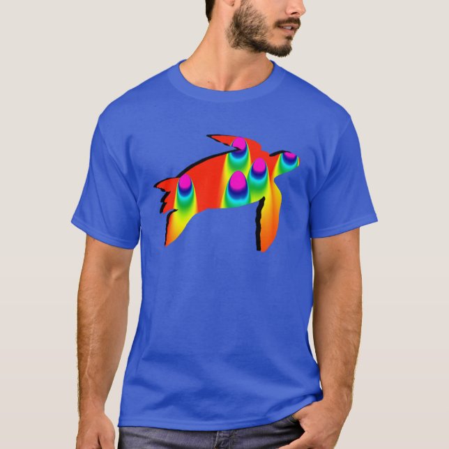 T-SHIRT L'ARC-EN-CIEL DE TORTUE (Devant)