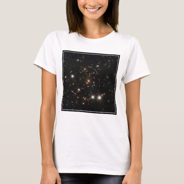 T-shirt L'Arc Sunburst Dans Un Gros Cluster Galaxy (Devant)