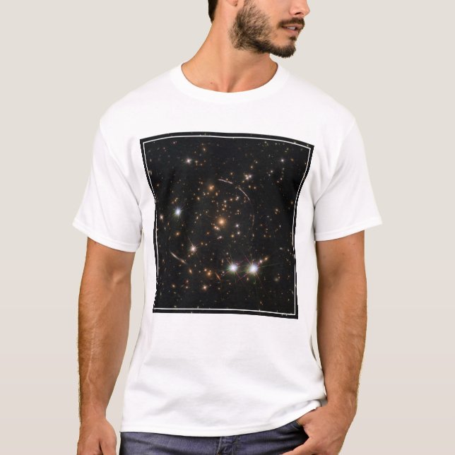 T-shirt L'Arc Sunburst Dans Un Gros Cluster Galaxy (Devant)